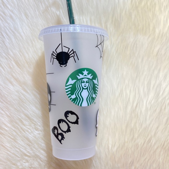 Starbucks Custom ☠️ Halloween Icon Frosted Tumbler - Picture 11 of 14